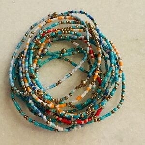 Multicolor Beaded Bracelet Set